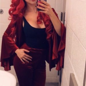 ♥️ Red Velour Suit ♥️